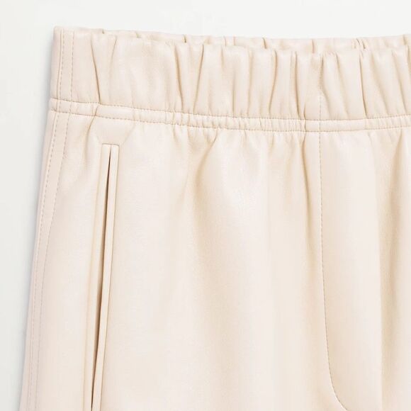 Mango Faux Leather Bermuda Shorts - Picture 3 of 10